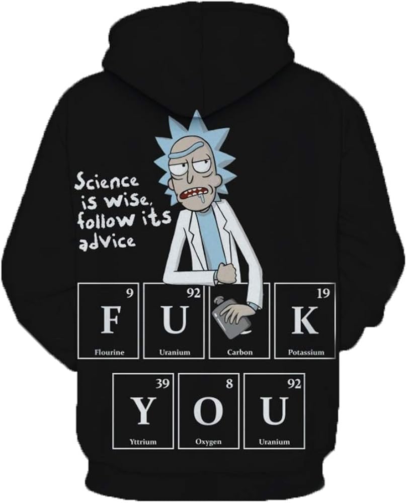 Men Funny Cartoon Cosplay 3D Print Pullover Hoodie Sweatshirt Pocket Tops at  Men’s Clothing store