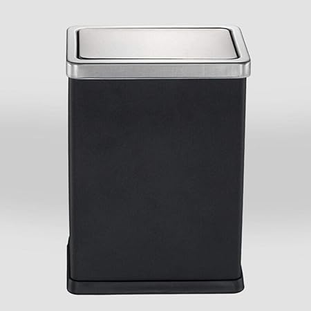 LML Bote de basura, creativo japonés con pedal de acero inoxidable