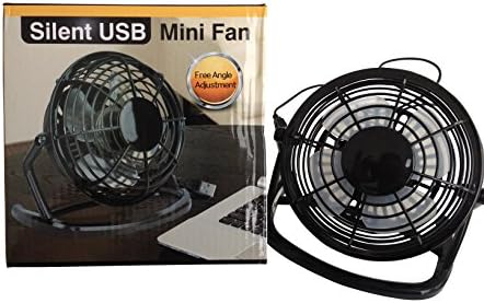 USB MINI FAN.Cool off while working at your computer with this QUIET 2.5 Watt USB operated mini fan! Great for laptop and PC cooling.Works with any USB port. 360 degree rotation. Get one and be cool!