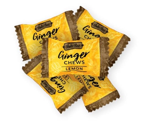 BALI’S BEST GINGER CHEWS – ZESTY LEMON (1LB JAR) NATURAL FLAVORS, SWEET SPICY CHEWY CANDIES, GREAT SNACKS FOR SHARING AND GIFT BASKETS