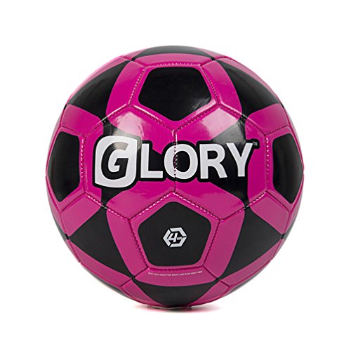Glory sports soccer ball pvc cover official size 4, pin…