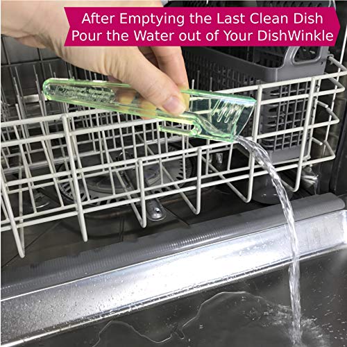 DishWinkle Clean/Dirty Dishwasher Indicator, Works INSIDE Your Dishwasher, Totally Unique Concept and Design, Simple and Effortless Operation, Made in the USA by Quality Clever (Green)