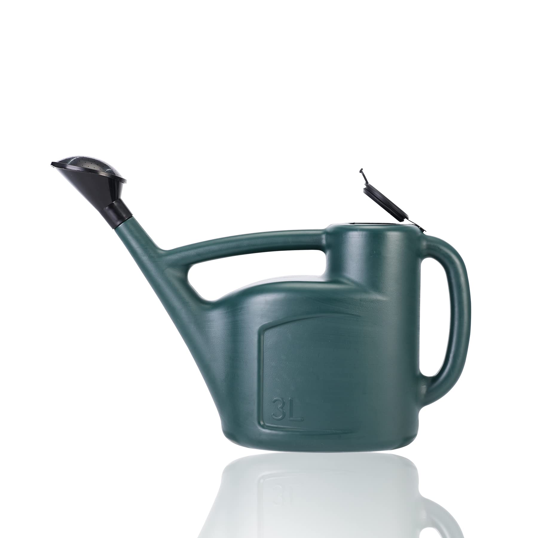 Photo 1 of ***Missing spout***Small Watering Can for Indoor Plants, 0.8 Gallon Plastic Plant Watering Can with Long Spout, Lid and Detachable Sprinkler Head, 3L Lightweight Watering Pot for House Plants and Garden Flower