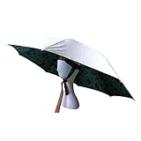 JANGANNSA UV Protection Umbrella Hat Double Canopy