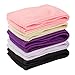 Madholly 5 piece Spa Makeup Headband Towel Terry Cloth Make Up Headband Yoga Sport Headband Shower Headband Washable Facial Band Adjustable Makeup Wrap Headband with Self-adheisve Tape