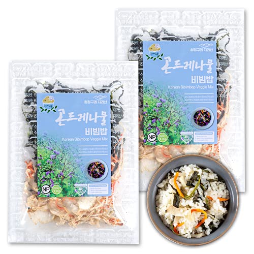 Dried Korean Gondrenamul [ 곤드레나물 ] 2 Pouches, Thistle Greens Mix with