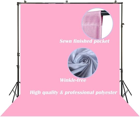 Amazon 写真の背景 バブルガム ローズピンクの背景 無地スクリーンゲームライブストリーム ビデオの背景 写真スタジオ 写真撮影 ポートレート バックドロップ シンプルな布 フィルムウォッシャブル ポリエステル 純色 無地 背景 Sr 47 バックペーパー 背景布 通販