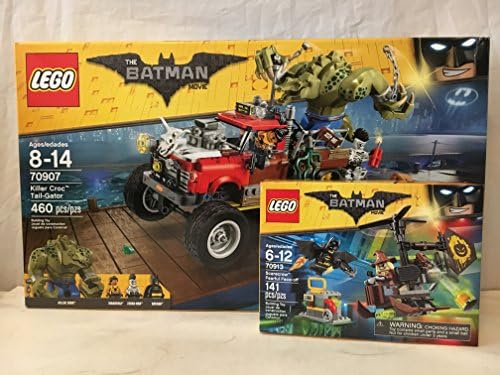 LEGO Batman Movie Killer Croc Tail-Gator & LEGO Batman Movie Scarecrow Fearful Face-Off