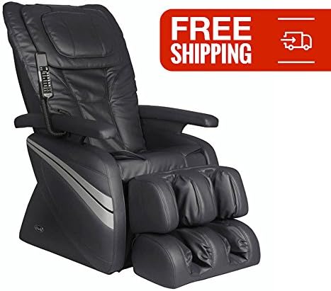 Therapeutic Shiatsu Reclining Massage Chair- Osaki OS-1000 with Intelligent Roller System, Added Neck Massage and Fatigue Relieving Adjustable Air Massage (Black)