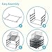 Bonsaii Desk Organizer with 3-Tier Letter File Tray and 5 Stacking Sorter Section,Mesh File Office Organizer,Black (W6428)