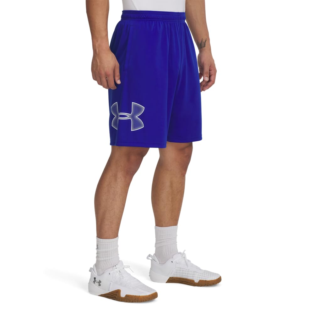Under Armour Men's Tech Graphic Shorts, (403) Royal / / White, Large Tall Image