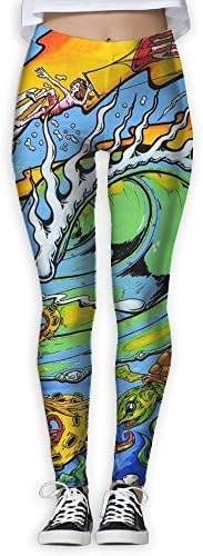 GHBDNK Great Wave Soft Yoga Pants Baselayer Pants Women Fitness Worker