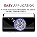 Galaxy S9 Plus Black Screen Protector, Tempered Glass Screen Protector with [9H Hardness][Easy Bubble-Free Installation][Anti-Scratch][Anti-Fingerprint] for Samsung Galaxy S9 Plus