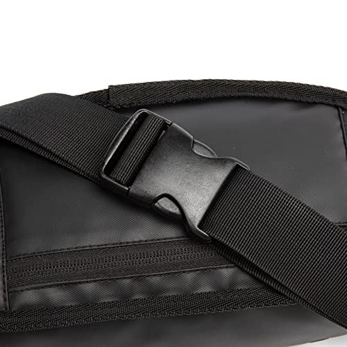 Bauchtasche Gürteltasche für Damen und Herren Hüfttasche Outdoor Groß Handytasche Sport Wasserdicht Laufgürtel Umhängetasche Geldgürtel Verschenken Sie EIN Kreditkartenetui (Schwarz-Wasserdicht)
