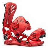Gnu Mutant Snowboard Bindings - Large/Red