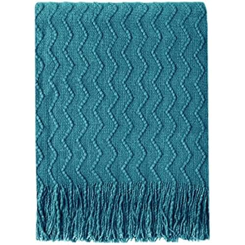 dark teal throw blanket
