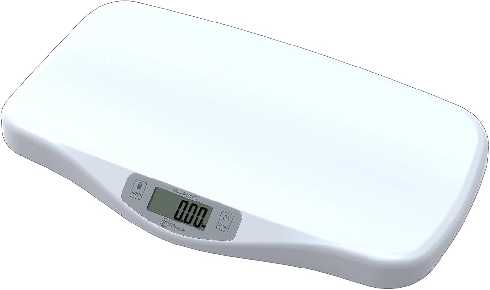 HomeFashion Digital Baby Pet Vet Scale 20KG Hold Function LCD Display