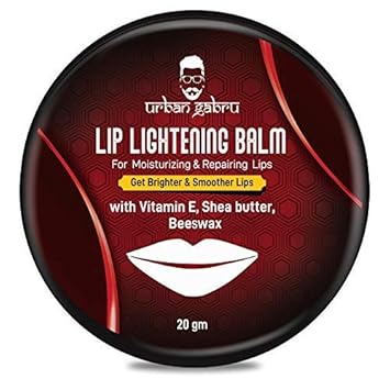 Urbangabru Lip Balm/Scrub For Lightening & Brightening Dark Lips with shea butter, beeswax & vitamin-E(both Men & Women)- 20g