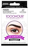 1000 Hour Eyelash & Brow Dye / Tint Kit Permanent Mascara (Black)
