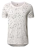 NITAGUT Men Boy Summer Cotton Tees Shirt Short Sleeve Star Printed T-Shirt