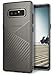 Ringke Bevel Compatible with Galaxy Note 8 Case Minimalist Diagonal Textured Shock Absorption Form Fitting Lightweight Drop Resistant Protection Design Protective Cover for Note8 - Smoke Black