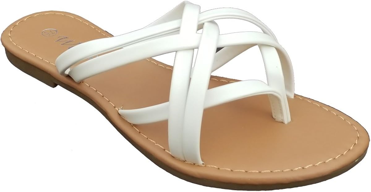 strappy flip flop sandals