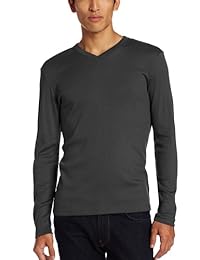 Camiseta de punto acanalado de manga larga para hombre de Calvin Klein