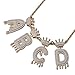 HECHUANG Initial Necklaces for Women 18K Plated Gold Initial Necklace for Men Silver Iced Out Diamond Name Letter Necklace