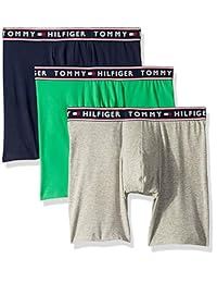 Tommy Hilfiger Calzoncillos bóxer de algodón elástico para hombre
