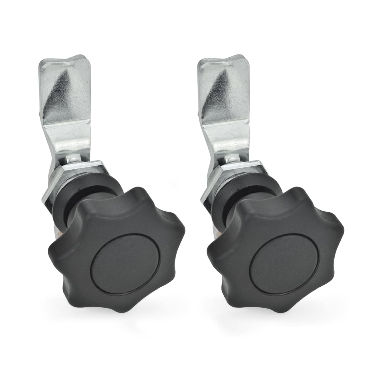 Ganter Standard Elements | A Lock with Control – Green 115 | Use with Star Handle Pack of 2, Black, GN 115-SG-8