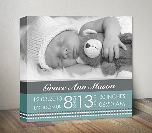 personalized baby canvas
