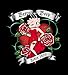 Classy Joint Queen Size ~ Betty Boop Blanket Luxury Plush Throw ~ Hearts & Roses