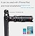 HXGD Mobile Camera Lens 22x Phone Camera Telephoto Lens, Double Regulation Phone Lens Attchment with Tripod for iPhoneX/8/7/6,Samsung.Huawei Most Smartphone