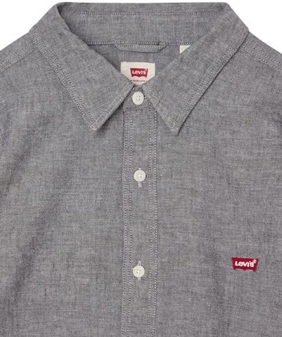 Camisa masculina levi's de manga comprida battery housemark slim, ágata preta, m