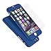 iPhone 6 Case, Coocolor Ultra Thin Full Body Coverage Protection Hard Slim iPhone 6 Case with Tempered Glass Screen Protector for Apple iPhone 6 4.7