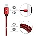 Micro USB Cable, 4-Pack 3ft / 6ft / 6ft / 10ft Nylon Braided Android Charger USB to Micro USB Charging Cable for Android, Sumsung, Nexus, LG, Sony, Xbox, PS4 and More By Trippix (Red)