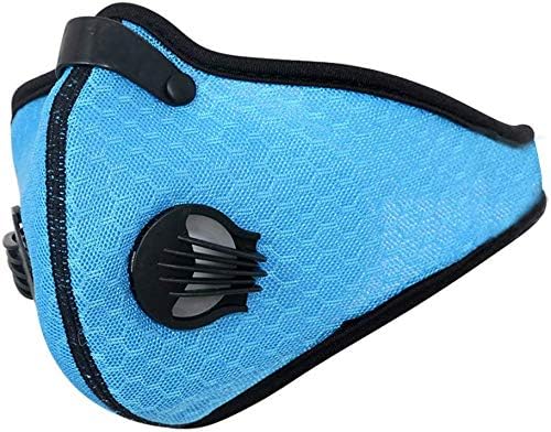 Hailix Outdoor Sports Dust Mask Anti Smoke Dust Air Purifying Face Mask Carbon Filter Multi Layer with Filtered Activated Carbon Respirator
