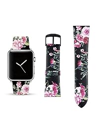 Correa iWatch, correa de piel Pastel Bay para Apple Watch Smartwatch Series 2 Series 1 Versión