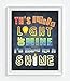 This Little Light of Mine I'm Gonna Let it Shine Matthew 5:16 Vintage verse scripture ART PRINT, UNFRAMED Christian Children nursery wall decor poster, 8x10 inches