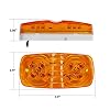 Partsam-FIVE-Trailer-Marker-LED-Light-Double-Bullseye-Amber-10-Diodes-Clearance-Light Partsam-FIVE-Trailer-Marker-LED-Light-Double-Bullseye-Amber-10-Diodes-Clearance-Light