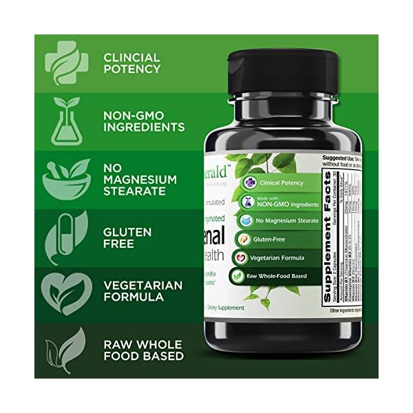 Emerald Labs Adrenal Health Daily Supplement with Sensoril Ashwagandha and Rhodiola Extract