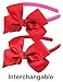 Head Bands for Women, Girls Headbands - HipGirl 10pc Grosgrain Ribbon Wrapped 1/2