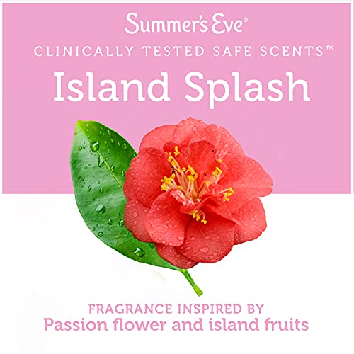 Summer's Eve Feminine Cleansing Wipes, Island Splash, 16 Count, 12 Pack