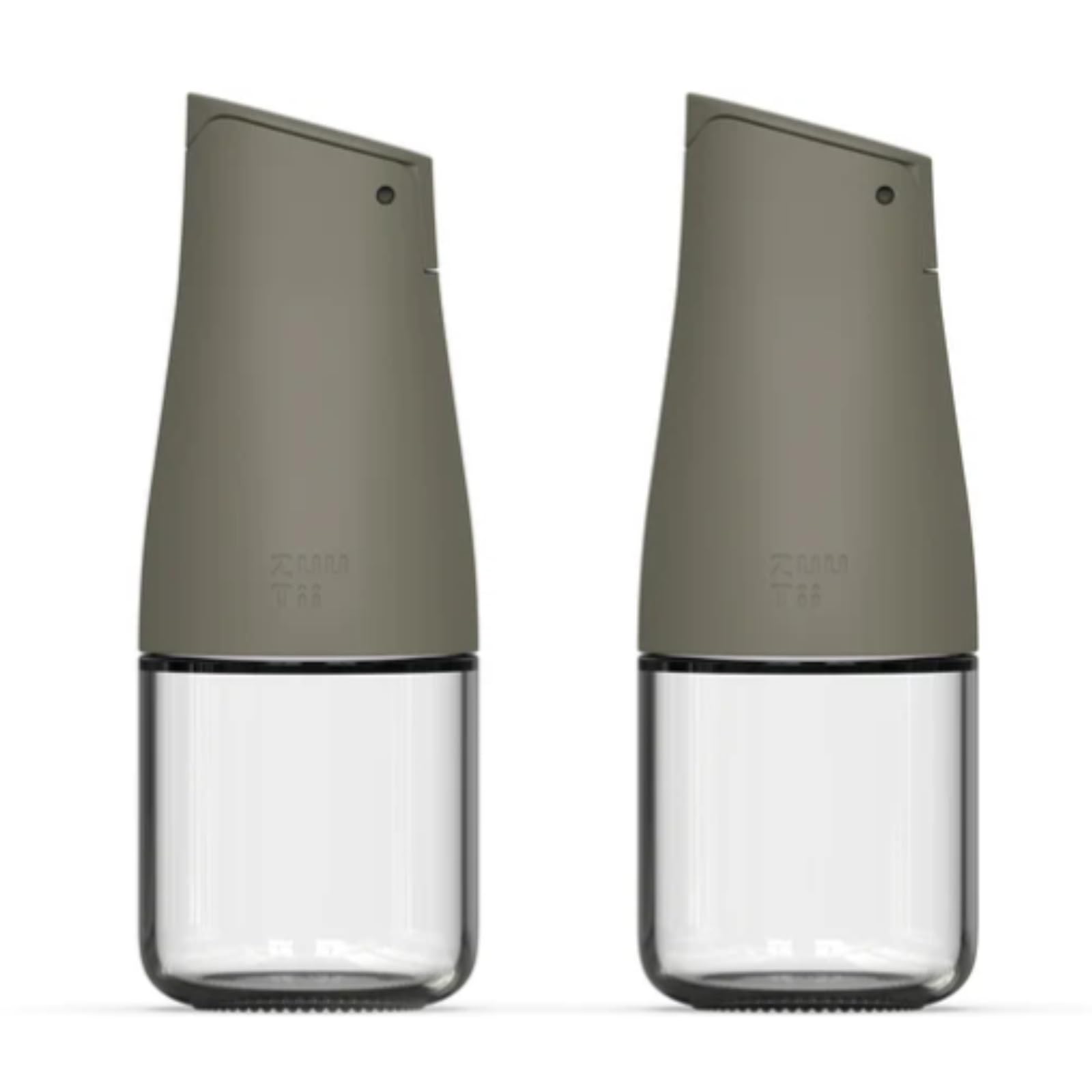 Zuutii（ズーチィ） 170ml 調味料入れ 液垂れしない 醤油差し 食洗機可能 蓋が自動開閉 ミニ ガラス容器 オイルボトル その他調味料にも ギフトにも Dark Gray 2個セット の商品画像