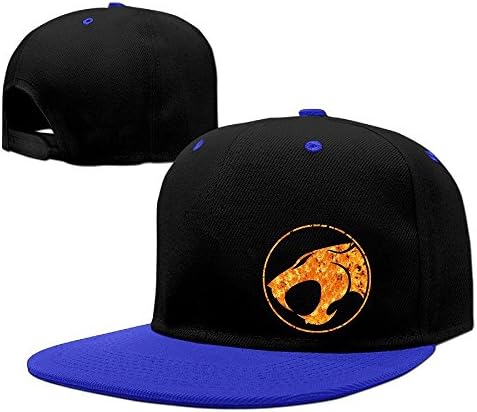 Custom Unisex Thunder Cats Flat Bill Baseball Caps RoyalBlue