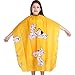 Hiliss Cute Child Salon Barber Gown Cape Hairdressing Hairdresser Hair Cutting Waterproof Cloth (Yellow)