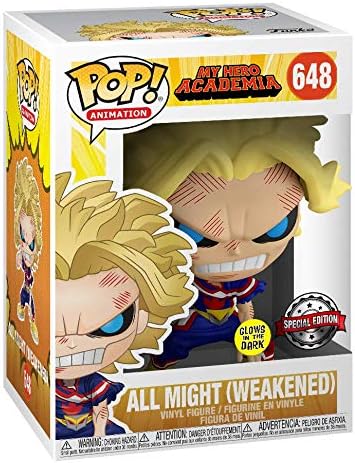 POP My Hero Academia - All Might Weakened Glow in The Dark, Multicolor - Image 4