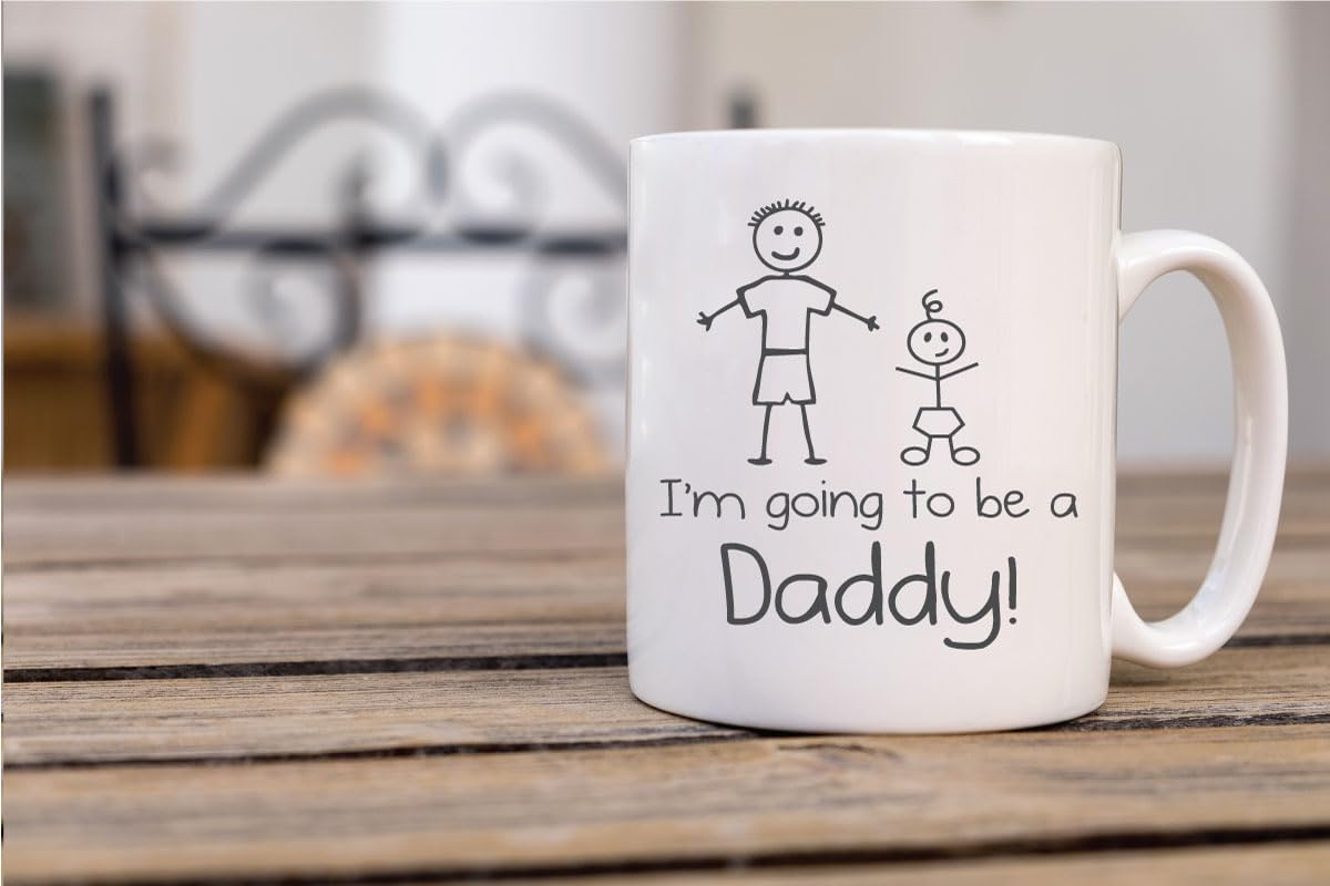 60 Second Makeover Limited I'm Going to be a Daddy Mug Cup Fathers Day New Daddy Gift New Dad Father Pregnancy Gift