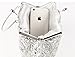 SSMY Beaded Sequin Design Flower Evening Purse Large Clutch Bag