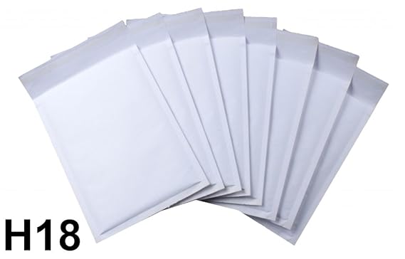 10 x Gepolsterte Briefumschläge weiß von net4client – Bubble Bags Versandtaschen Bubble Versandtaschen Quick & Easy Verpackun